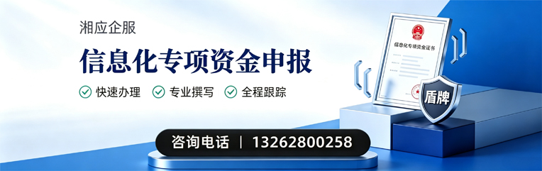 江门信息化专项资金申报服务