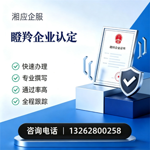 江门瞪羚企业认定申报服务