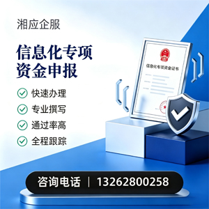 江门信息化专项资金申报服务